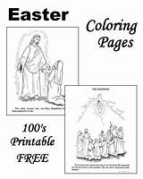 Easter Coloring Pages Religious Kids Christian Printable Catholic Bible Colouring Sheets Preschool Worksheets Holiday Printables Fun Time Bunny Egg Spring sketch template