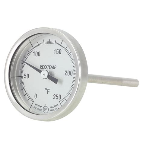 small dial bimetal thermometers reotemp instruments