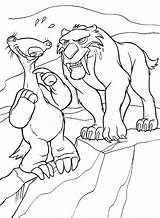 Ice Age Coloring Pages Kids sketch template