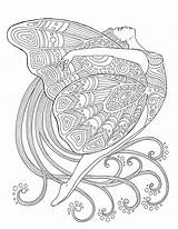 Coloring Adult Agenda Book Drawings Mon Pages Pour Prendre Envol Fairy Mandala Behance Mermaid Kids Girl Coloriage Barbie Adults Colouring sketch template