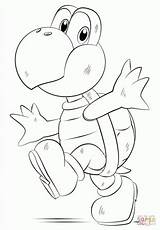 Koopa Troopa Zeichnen Supercoloring Dessiner Kart Larry Coloriage sketch template