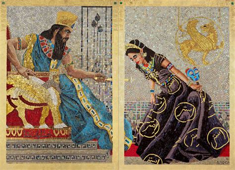 queen esther mosaics lilian broca