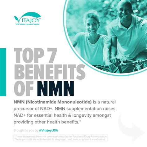 top 7 benefits of nmn nicotinamide mononucleotide vitajoy biotech