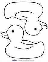 Duck Printable Rubber Coloring Ducky Ducks Template Little Pages Outline Blank Five Printables Stencil Clipart Baby Para Cliparts Clip Cartoon sketch template