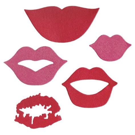 lifestyle crafts die cutting template lips