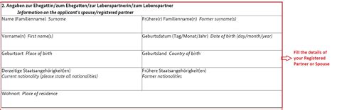 How To Fill German National Visa Application Form