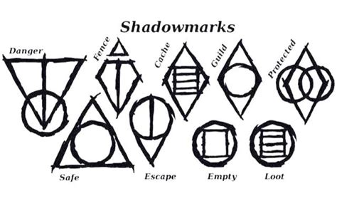 thieves guild shadow marks skyrim tattoo elder scrolls tattoo