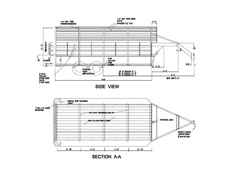tech deck gooseneck trailer parts diagram