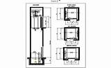 Elevator Section Plan Dwg Detail  Lift Drawing Simple Floor Elevation Dimensions Cm Wall Details Dimension Cad Drawings Plans Architecture sketch template