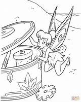 Coloring Pages Tinkerbell Disney Fairies Fairy Box Tinker Bell Musical Water Big Inside Looking Printable Kids Print Dots sketch template