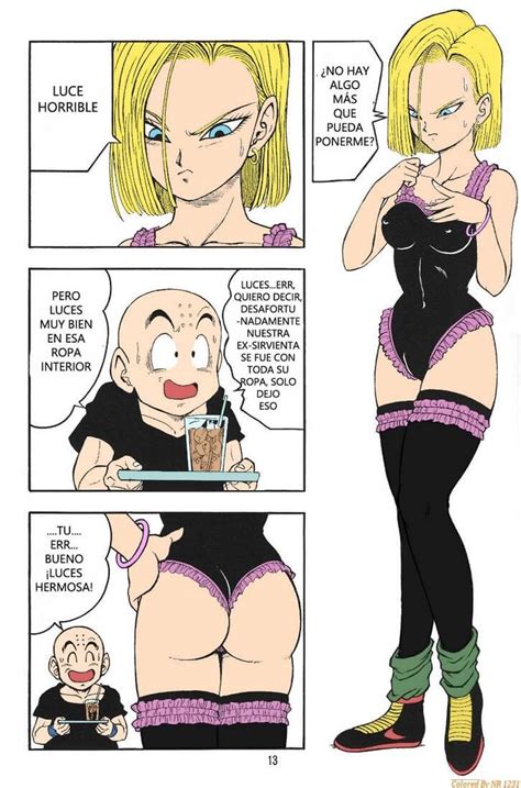 Dragon Ball H Krillin X 18 Comic Porno