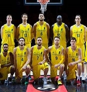 Image result for Australia men's national basketball team. Size: 174 x 185. Source: alchetron.com