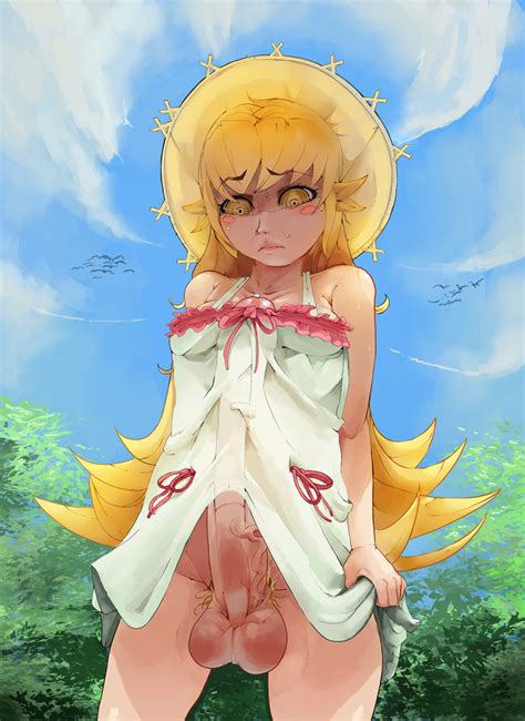 rule 34 1futa apron bakemonogatari balls blonde hair