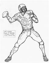 Coloring Football Pages Player Cowboys Dallas Nfl State Ohio Drawing Cardinals Panthers Arizona Helmet Players Newton Cam Carolina Printable Buckeyes sketch template