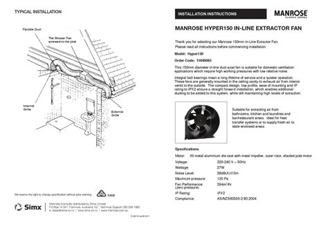 manrose bathroom extractor fan wiring diagram wiring flow