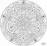 Mandalas Mandala Balanced sketch template