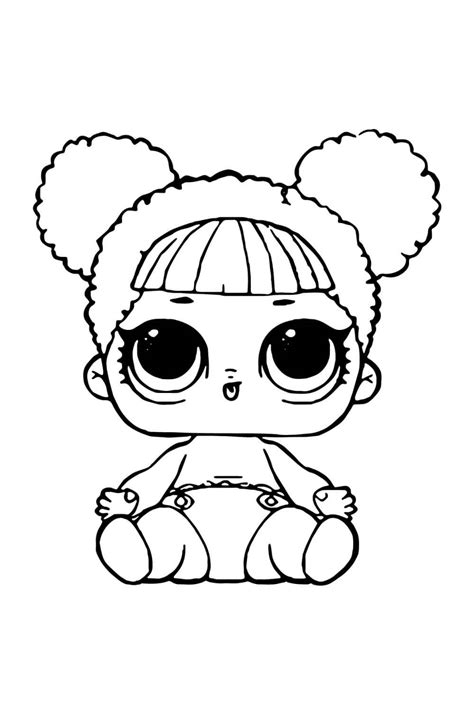lol baby queen bee coloring page  printable coloring pages  kids