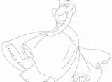 Coloring Cinderella Slipper Glass Getcolorings sketch template