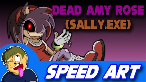 Speed Art Dead Amy Rose From Sally Exe Youtube
