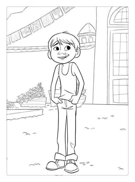 coco coloring pages miguel  drawing  printable coloring pages