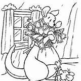 Coloring Pages Pooh Winnie Kanga Roo sketch template