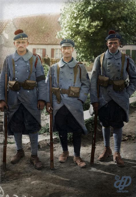 Incredible Colorized Photos Of French Army During World War I History