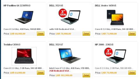 brand newused laptop prices  srilanka techfurk technology news