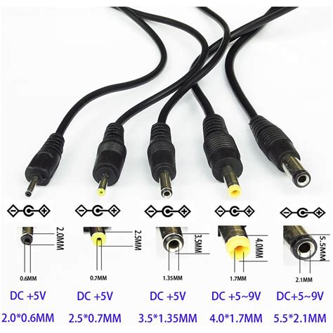 buy usb  dc mm mm mm mm mm  dc barrel jack power cable connector seetracker