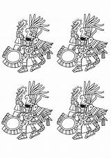 Incas Mayas Aztecas Colorear Aztechi Azteken Inkas Justcolor Adulti Malbuch Erwachsene Fur Mayans Aztecs Azteca Quetzalcoatl Aztec Serpent Cacciatori Ispirazione sketch template