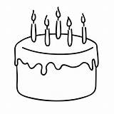 Candle Birthday Coloring Pages Getcolorings Colo sketch template