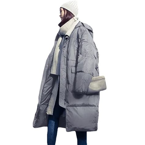 women winter oversized jackets long warm coat loose bread style  ladies parka winterjas