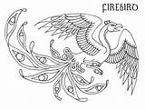 Phoenix Coloring Pages Bird Firebird Celtic Embroidery Getdrawings Patterns Usni Ari Deviantart 46kb 1023 780px Drawings источник sketch template