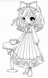 Yampuff Chibi Coloring Pages Girls Annabelle Deviantart Anime Colouring Printable Chibis Cool Style sketch template