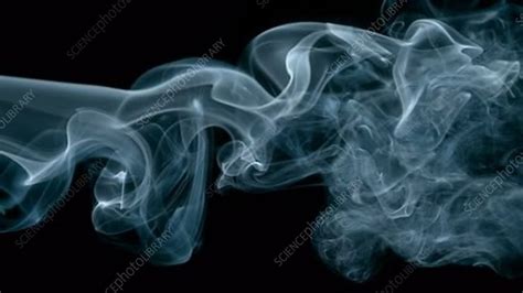 cigarette smoke slow motion stock video clip  science photo library
