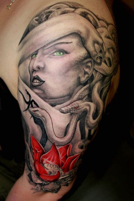 Neptune And Medusa Sleeve Tattoo Designs Medusa Tattoo Tattoo Sleeve