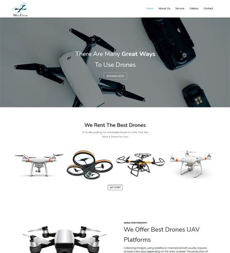 drone  rent uav business template templatetoaster