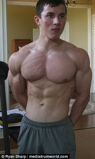 bodybuilder from texas has been training for years daily mail online