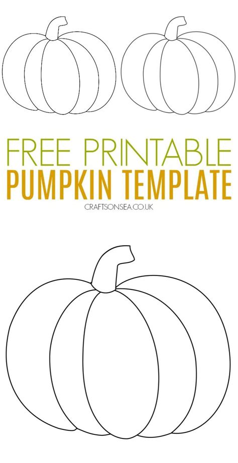 pumpkin template  printable pumpkin template pumpkin templates