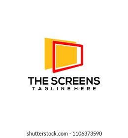 screen logo vectors