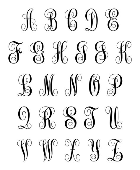 font styles alphabet printable font styles alphabet