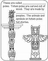 Canada Totem Symbols Aboriginal Education Pages Canadian Booklet Poles Book Indigenous Coloring Pole Kids First Nations Activities Teacherspayteachers Ca Peoples sketch template
