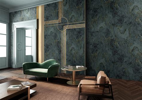 lavish wall coverings wallpapers  glamora architonic