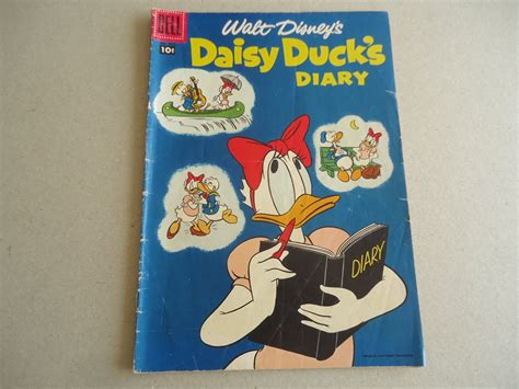 1957 Disney Daisy Ducks Diary Dell Four Color 858 416097058 ᐈ Köp På