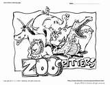 Coloring Zoo Pages Animals Critters Printable Color Print Coloringhome sketch template