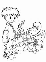 Digimon Gackt sketch template