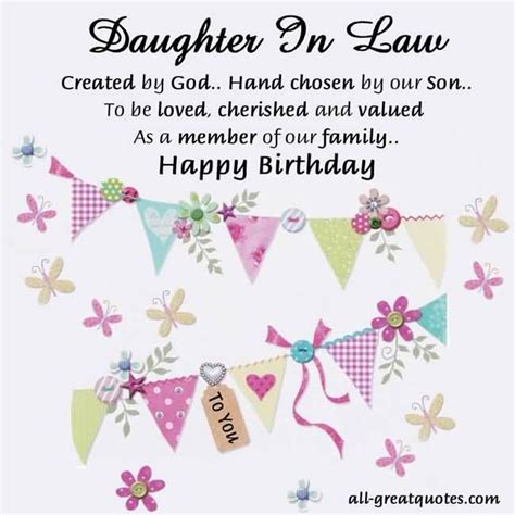 Best Quotes Birthday Wishes For Daughter In Law Greetings