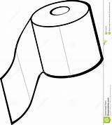 Roll Toilet Clipart Tissue Clip Clipground Bathroom sketch template