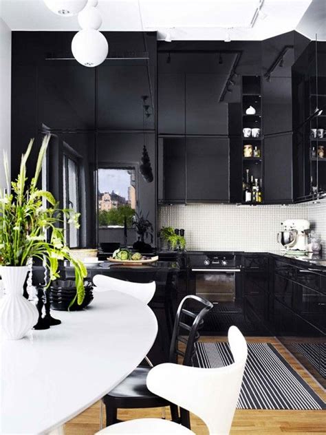 black kitchen designs   modern home interiorholiccom