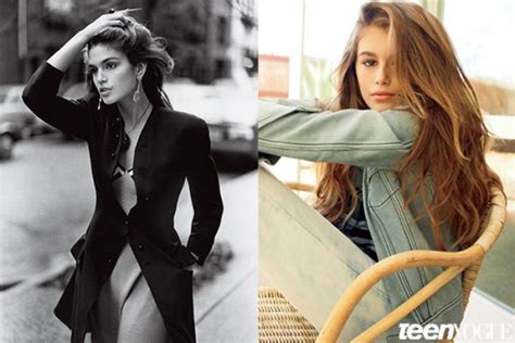 cindy crawford s daughter kaia gerber poses for teen vogue fashion
