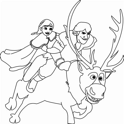 sven frozen coloring pages  getdrawings